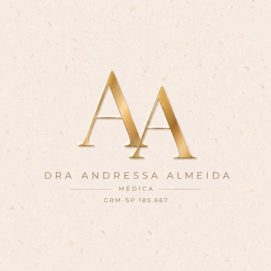 Logotipo Dra. Andressa Almeida, Médica, CRM SP 185.667